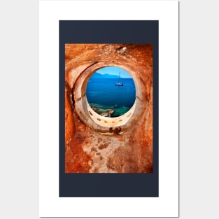 Window to the Ionian Sea Posters and Art